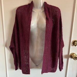 Billabong Maroon Knit Cardigan